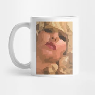 Pixel Art (retro blond girl) Mug